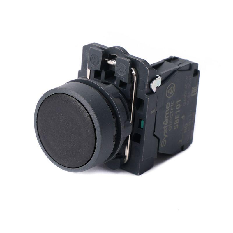 Кнопка модульная SB5 в сборе 22мм с возвратом пластик 1НО черн. SE SB5AA21 купить оптом выгодно Кнопка модульная SB5 в сборе 22мм с возвратом пластик 1НО черн. SE SB5AA21 оптом купить цена