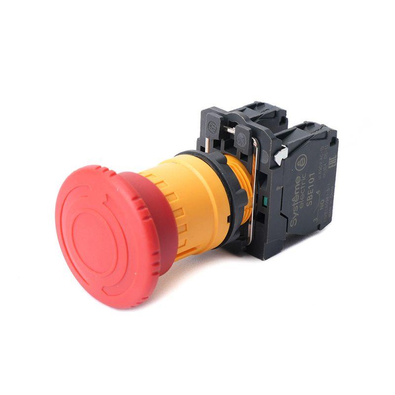 Кнопка аварийного останова SB5 в сборе 22мм 40мм ключ пластик 1НО+1НЗ SE SB5AS8445 купить оптом выгодно Кнопка аварийного останова SB5 в сборе 22мм 40мм ключ пластик 1НО+1НЗ SE SB5AS8445 оптом купить цена