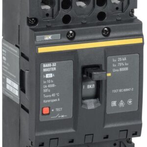Выключатель автоматический 3п 40А 25кА ВА88-32 MASTER IEK SVA10-3-0040-02 оптом купить цена
