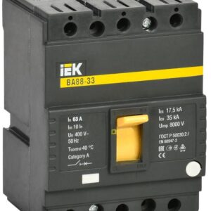 Выключатель автоматический 3п 63А 35кА ВА 88-33 IEK SVA20-3-0063 оптом купить цена