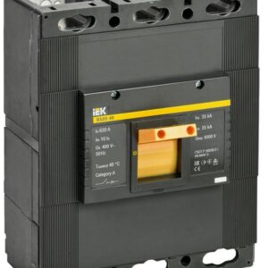 Выключатель автоматический 3п 630А 35кА ВА 88-40 IEK SVA50-3-0630 оптом купить цена