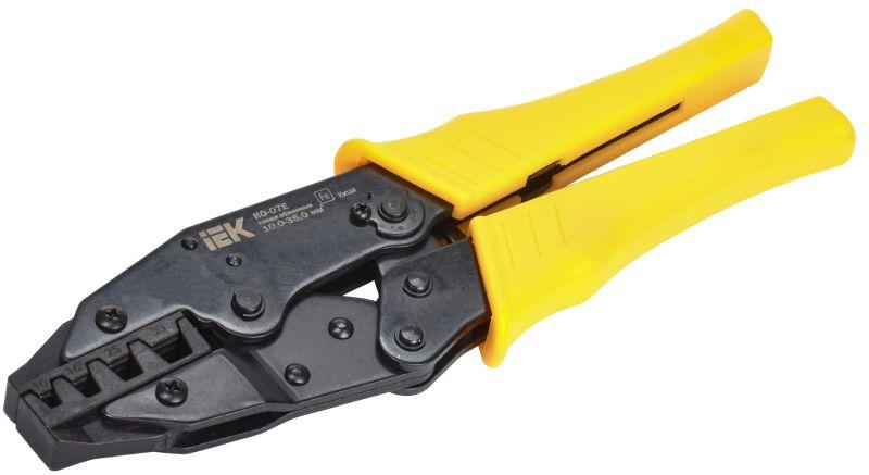 Клещи для обжима КО-07Е 10-35мм для Е типа IEK TKL20-010-035 купить оптом выгодно Клещи для обжима КО-07Е 10-35мм для Е типа IEK TKL20-010-035 оптом купить цена