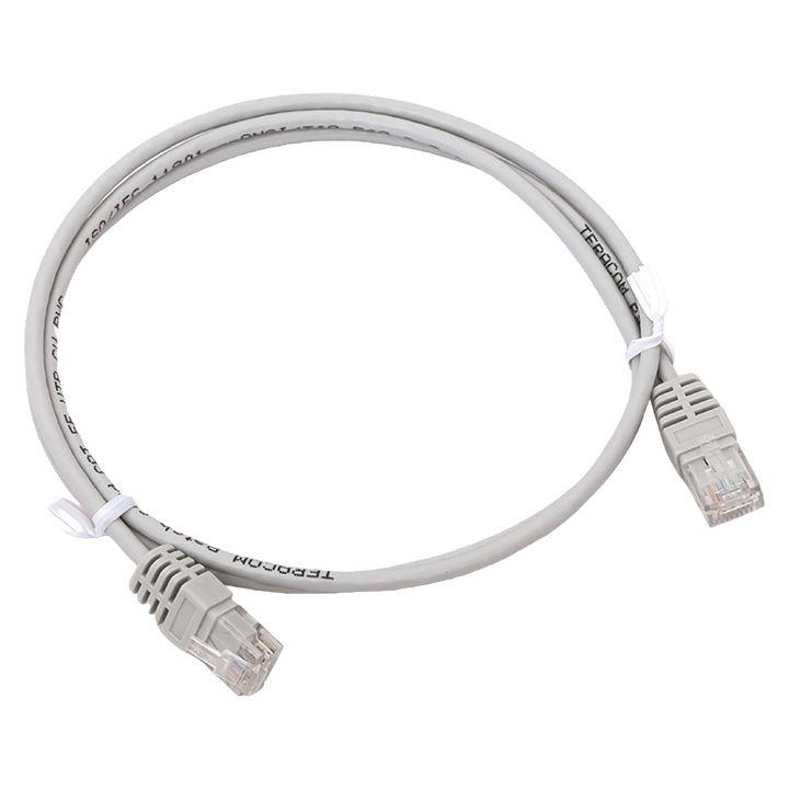 Патч-корд кат.5E UTP неэкранир. PVC 1Гбит/с 1м сер. TERACOM EKF TRC-5EUTP-PVC-1M-GY купить оптом выгодно Патч-корд кат.5E UTP неэкранир. PVC 1Гбит/с 1м сер. TERACOM EKF TRC-5EUTP-PVC-1M-GY оптом купить цена