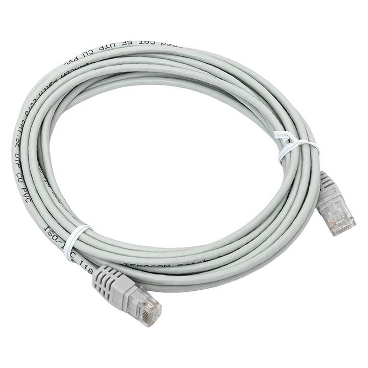Патч-корд кат.5E UTP неэкранир. PVC 1Гбит/с 5м сер. TERACOM EKF TRC-5EUTP-PVC-5M-GY купить оптом выгодно Патч-корд кат.5E UTP неэкранир. PVC 1Гбит/с 5м сер. TERACOM EKF TRC-5EUTP-PVC-5M-GY оптом купить цена