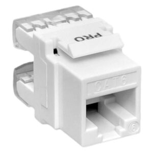 Модуль Keystone RJ45 кат.6 неэкранир. 110 IDC 180град. бел. TERACOM PRO EKF TRP-KSTN-180D-6UTP-WH оптом купить цена