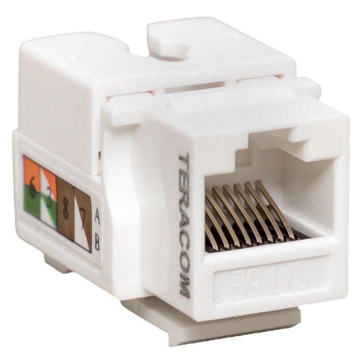 Модуль Keystone RJ45 кат.5E неэкранир. 110 IDC 90град. бел. TERACOM PRO EKF TRP-KSTN-90D-5EUTP-WH купить оптом выгодно Модуль Keystone RJ45 кат.5E неэкранир. 110 IDC 90град. бел. TERACOM PRO EKF TRP-KSTN-90D-5EUTP-WH оптом купить цена