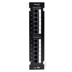 Патч-панель настенная кат.5E UTP неэкранир. 12 портов RJ45 Dual IDC TERACOM PRO EKF TRP-WPP-5EUTP-12 оптом купить цена