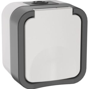 Розетка 1-м ОП TORS 16А IP55 TS220 с заземл. с крышкой бел. IEK TS-R16-16-55-K41 оптом купить цена