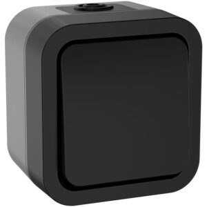 Выключатель кнопочный 1-кл. ОП TORS 10А IP55 TS110 графит IEK TS-V14-0-10-55-K53 оптом купить цена