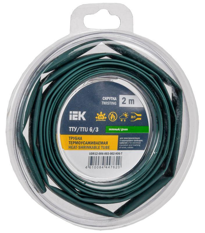Трубка термоусадочная ТТУ нг-LS 6/3 зел. (уп.2м) IEK UDR12-006-003-002-K06-T купить оптом выгодно Трубка термоусадочная ТТУ нг-LS 6/3 зел. (уп.2м) IEK UDR12-006-003-002-K06-T оптом купить цена