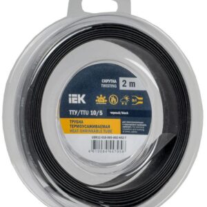 Трубка термоусадочная ТТУ нг-LS 10/5 черн. (уп.2м) IEK UDR12-010-005-002-K02-T оптом купить цена