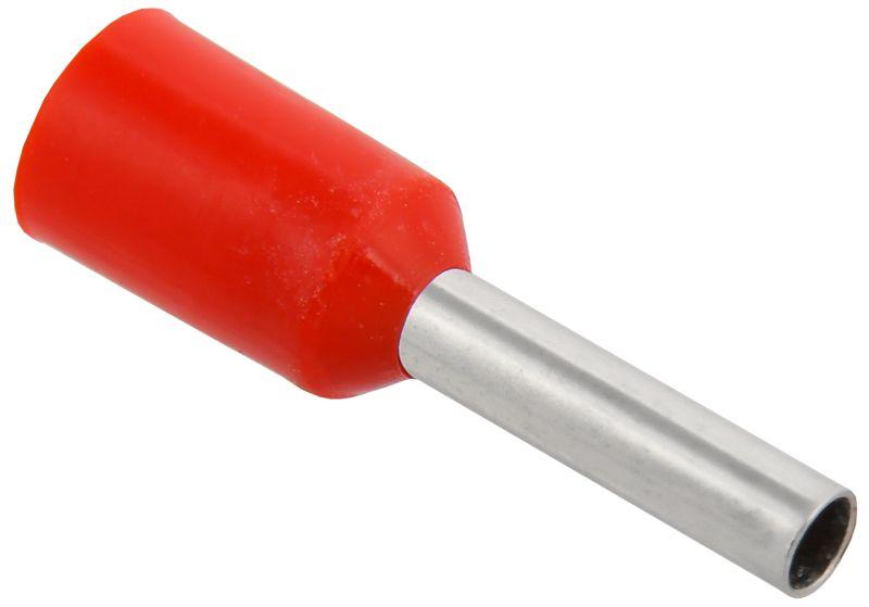 Наконечник НШВИ 1.5-08 красн. (уп.100шт) IEK UGN10-D15-03-08 купить оптом выгодно Наконечник НШВИ 1.5-08 красн. (уп.100шт) IEK UGN10-D15-03-08 оптом купить цена