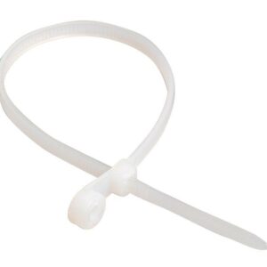 Хомут кабельный 3.5х100 нейл. бел. с отвер. для креп. ХОК (уп.100шт) IEK UHH40-4-100-100 оптом купить цена