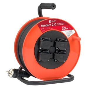 Удлинитель на катушке 4х30м с заземл. 16А IP44 Атлант 2.0 3.5кВт ПВС 3х1.5 PROxima EKF UKA02-16-315-4-30-IP44 оптом купить цена