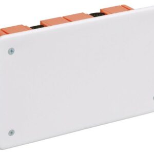 Коробка распаячная СП 172х96х45 КМ41026 для полых стен (с саморезами пластиковые лапки с крышкой) IEK UKG11-172-096-045-P оптом купить цена