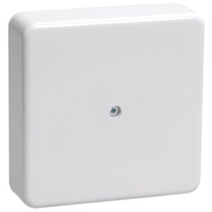 Коробка распаячная ОП 75х75х20 IP20 КМ41212-01 (6 клем. 6кв.мм) бел. IEK UKO10-075-075-020-K01 оптом купить цена