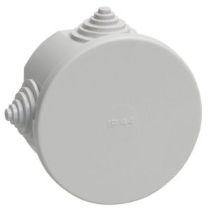 Коробка распаячная ОП 75х40 IP44 KM41237 (4 каб.ввод.) IEK UKO11-075-040-000-K41-44 оптом купить цена