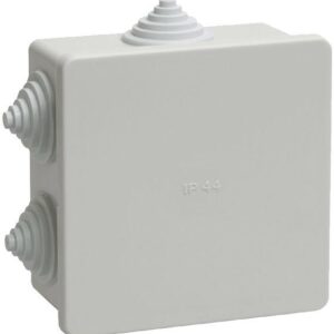 Коробка распаячная ОП 85х85х40 IP44 KM41235 (6 каб.ввод.) IEK UKO11-085-085-040-K41-44 оптом купить цена