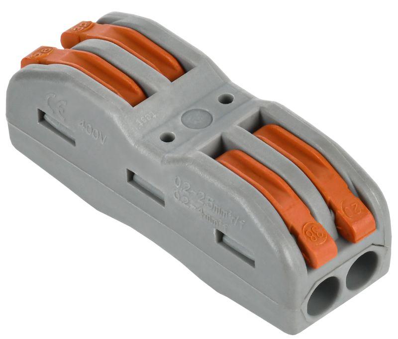 Клемма строительно-монтажная СМК 222-4122 (уп.4шт) IEK UKZ20-4122-004 купить оптом выгодно Клемма строительно-монтажная СМК 222-4122 (уп.4шт) IEK UKZ20-4122-004 оптом купить цена