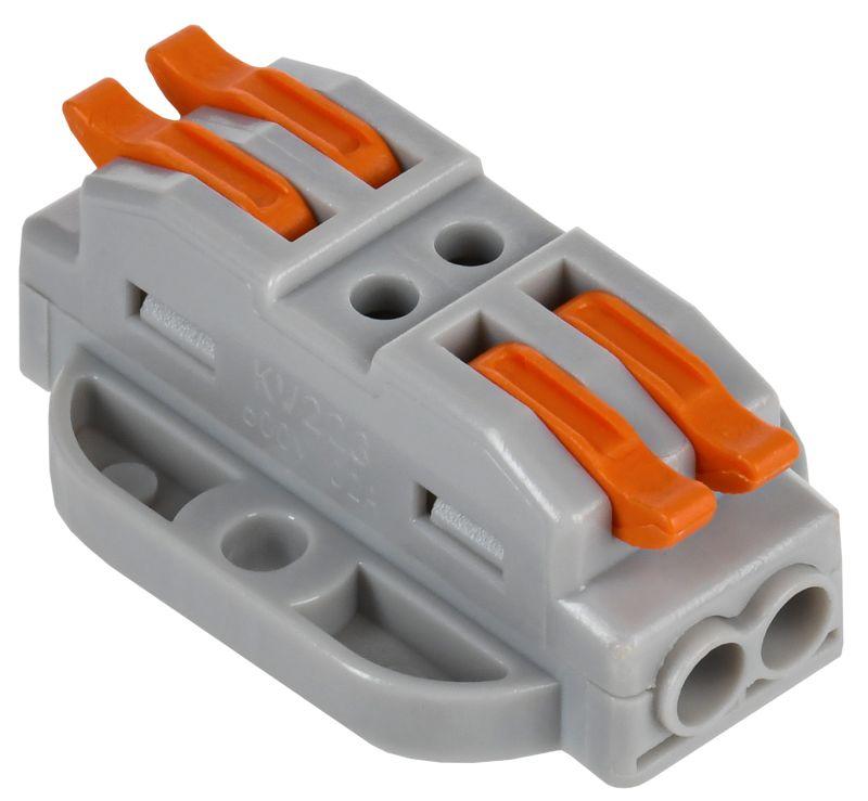 Клемма строительно-монтажная СМК 222-4122P IEK UKZ20-4122P-050 купить оптом выгодно Клемма строительно-монтажная СМК 222-4122P IEK UKZ20-4122P-050 оптом купить цена