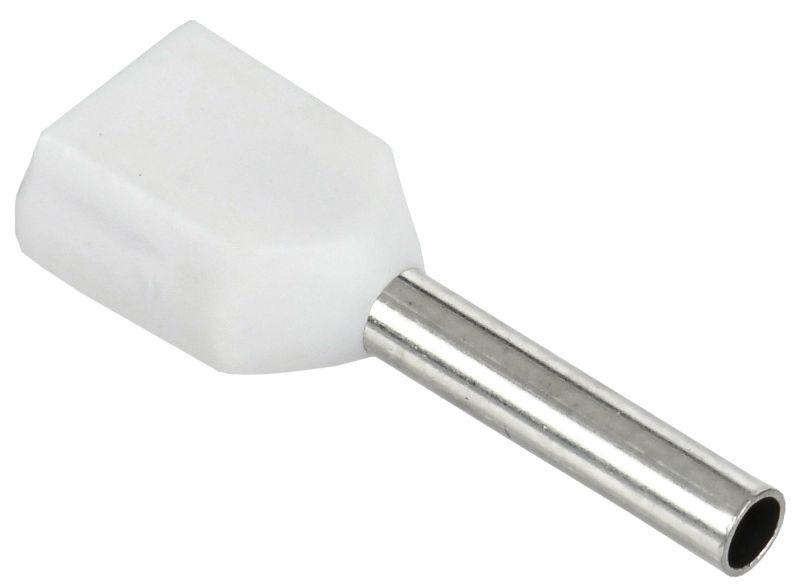 Наконечник НШВИ(2) 0.75-10 бел. (уп.20шт) IEK UTE10-4-D2-1-100 купить оптом выгодно Наконечник НШВИ(2) 0.75-10 бел. (уп.20шт) IEK UTE10-4-D2-1-100 оптом купить цена