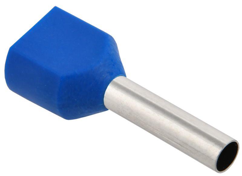 Наконечник НШВИ(2) 2.5-12 син. (уп.20шт) IEK UTE10-4-D3-3-100 купить оптом выгодно Наконечник НШВИ(2) 2.5-12 син. (уп.20шт) IEK UTE10-4-D3-3-100 оптом купить цена