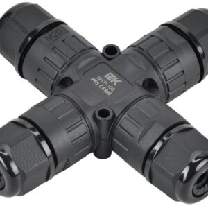 Коннектор кабельный герметичный WTP-108 3 PIN IP68 IEK UWC10-X-024-3-68 оптом купить цена