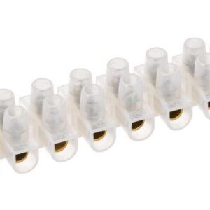 Колодка клеммная ЗВИ-15 4-10кв.мм 12 пар ПВХ полиэтилен IEK UZV1-015-06 оптом купить цена