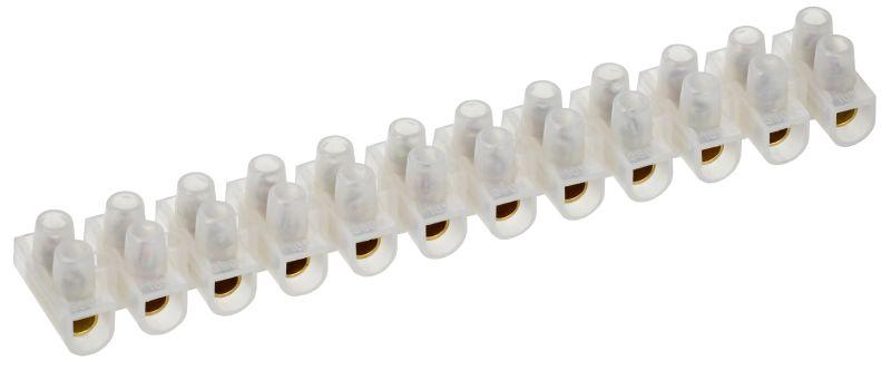 Колодка клеммная ЗВИ-30 6-16кв.мм 12 пар ПВХ полиэтилен IEK UZV1-030-10 купить оптом выгодно Колодка клеммная ЗВИ-30 6-16кв.мм 12 пар ПВХ полиэтилен IEK UZV1-030-10 оптом купить цена