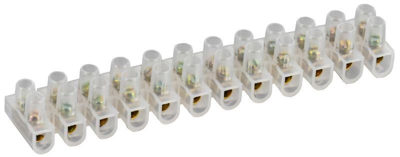 Зажим винтовой ЗВИ-3 1.0-2.5кв.мм 12пар GENERICA UZV10-003-D25-K01-10-G купить оптом выгодно Зажим винтовой ЗВИ-3 1.0-2.5кв.мм 12пар GENERICA UZV10-003-D25-K01-10-G оптом купить цена