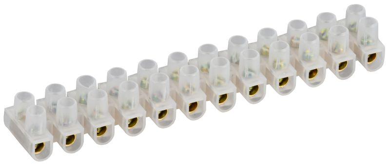 Зажим винтовой ЗВИ-20 4-10кв.мм 12пар GENERICA UZV10-020-010-K01-10-G купить оптом выгодно Зажим винтовой ЗВИ-20 4-10кв.мм 12пар GENERICA UZV10-020-010-K01-10-G оптом купить цена