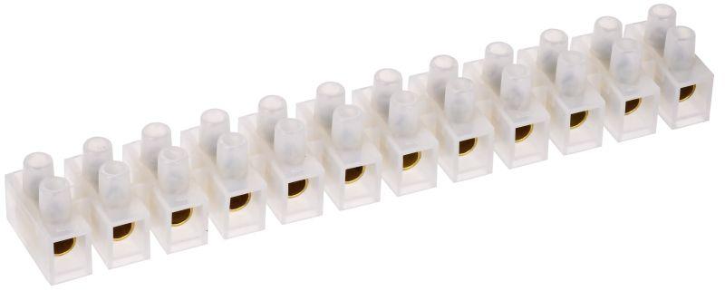 Колодка клеммная ЗВИ-80 10-25кв.мм 12 пар (Ф) полиэтилен IEK UZV3-080-25 купить оптом выгодно Колодка клеммная ЗВИ-80 10-25кв.мм 12 пар (Ф) полиэтилен IEK UZV3-080-25 оптом купить цена