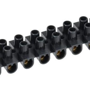 Колодка клеммная ЗВИ-10 н/г 2.5-6кв.мм 12 пар черн. IEK UZV5-010-06 оптом купить цена