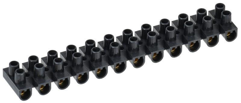 Колодка клеммная ЗВИ-10 н/г 2.5-6кв.мм 12 пар черн. IEK UZV5-010-06 купить оптом выгодно Колодка клеммная ЗВИ-10 н/г 2.5-6кв.мм 12 пар черн. IEK UZV5-010-06 оптом купить цена
