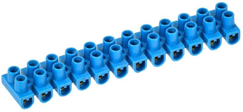 Колодка клеммная ЗВИ-3 н/г 1.0-2.5кв.мм 12 пар син. IEK UZV6-003-04 купить оптом выгодно Колодка клеммная ЗВИ-3 н/г 1.0-2.5кв.мм 12 пар син. IEK UZV6-003-04 оптом купить цена