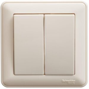 Выключатель 2-кл. СП W59 10А IP20 10AX в сборе сл. кость SE VS510-252-28 оптом купить цена
