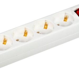 Удлинитель 5х5м с заземл. 10А IP20 У05В 2P+PE 250В 3х1 GENERICA WYP10-10-05-05-ZK-G оптом купить цена