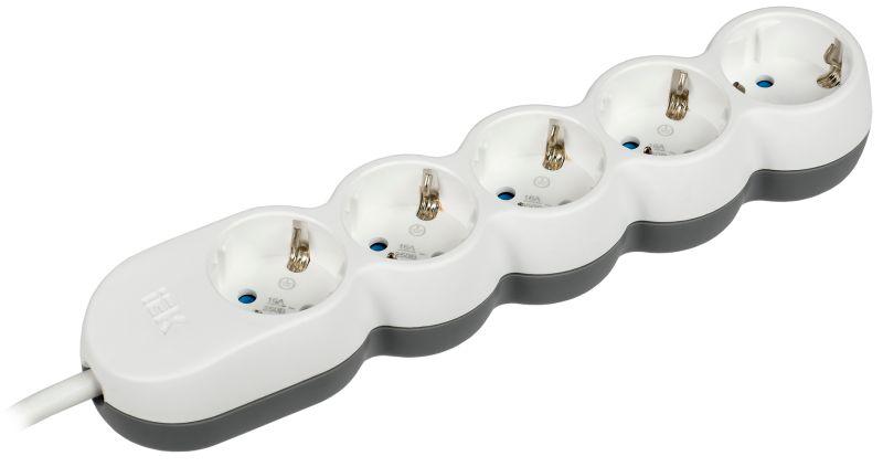 Удлинитель 5х1.5м с заземл. 16А IP20 Uno У05 2P+PE 250В 3х1.5 IEK WYP53-16-05-D15-Z купить оптом выгодно Удлинитель 5х1.5м с заземл. 16А IP20 Uno У05 2P+PE 250В 3х1.5 IEK WYP53-16-05-D15-Z оптом купить цена