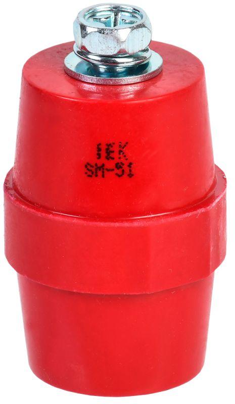 Изолятор SM51 (М8) силовой с болтом IEK YIS11-51-15-B купить оптом выгодно Изолятор SM51 (М8) силовой с болтом IEK YIS11-51-15-B оптом купить цена