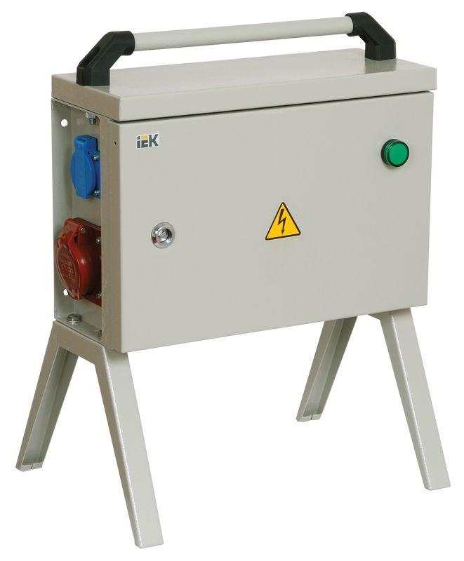 Щит распределительный переносной РУСп-6х16/3+2х16/5 У1 IP44 IEK YKM80-323-54 купить оптом выгодно Щит распределительный переносной РУСп-6х16/3+2х16/5 У1 IP44 IEK YKM80-323-54 оптом купить цена