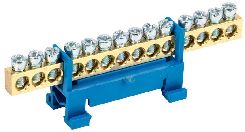 Шина нулевая на DIN-изол. "Стойка" ШНИ 6х9-14-С-С IEK YNN10-69-14P-K07 купить оптом выгодно Шина нулевая на DIN-изол. "Стойка" ШНИ 6х9-14-С-С IEK YNN10-69-14P-K07 оптом купить цена