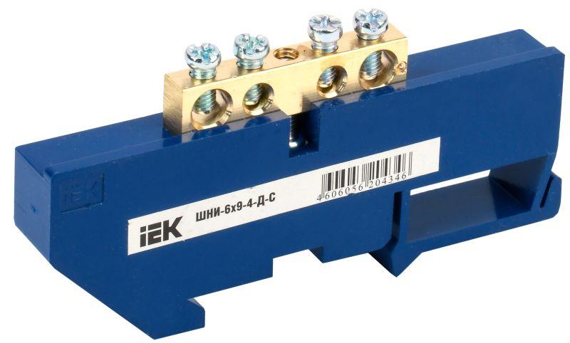 Шина нулевая на DIN-изол. ШНИ 6х9-4-Д-С IEK YNN10-69-4D-K07 купить оптом выгодно Шина нулевая на DIN-изол. ШНИ 6х9-4-Д-С IEK YNN10-69-4D-K07 оптом купить цена