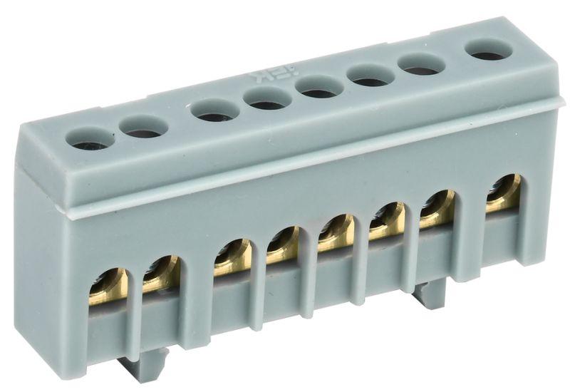 Шина L "фаза" в корп. изоляции на DIN-рейку ШНИ-6х9-8-К-Ср IEK YNN10-69-8KD-K02 купить оптом выгодно Шина L "фаза" в корп. изоляции на DIN-рейку ШНИ-6х9-8-К-Ср IEK YNN10-69-8KD-K02 оптом купить цена