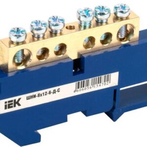 Шина нулевая на DIN-изол. ШНИ-8х12-6-Д-С IEK YNN10-812-6D-K07 оптом купить цена