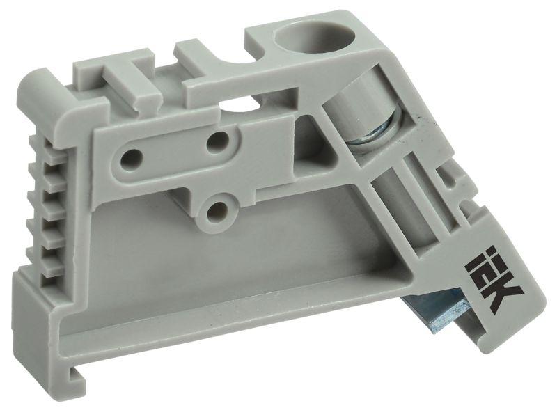 Ограничитель на DIN-рейку пластик. IEK YXD12 купить оптом выгодно Ограничитель на DIN-рейку пластик. IEK YXD12 оптом купить цена