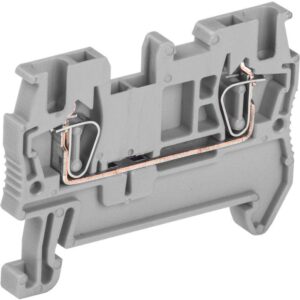 Клемма пружинная КПИ 2в-1.5 17.5А сер. IEK YZN11-001-K03 оптом купить цена