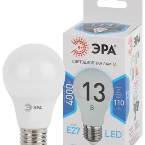 Лампочка светодиодная ЭРА STD LED A60-13W-840-E27 E27 / Е27 13 Вт груша нейтральный белый свет купить оптом недорого