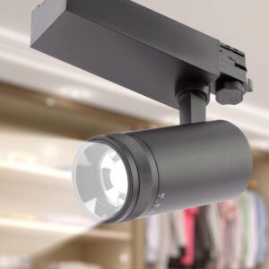 Трековый светильник трехфазный ЭРА STR-30-99-40K-B30 регулируемый луч 4000K черный купить оптом недорого