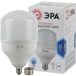 Лампа светодиодная ЭРА STD LED POWER T160-65W-4000-E27/E40 Е27 / Е40 65 Вт колокол нейтральный белый свет купить оптом недорого
