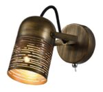 Светильник настенно-потолочный спот Rivoli Lamia 7062-701 1 х Е27 40 Вт поворотный модерн с выключателем купить оптом недорого